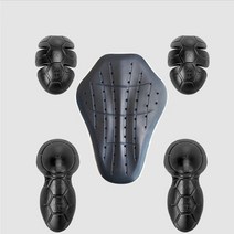 오토바이 자켓 삽입 보호 장비 motocross ce 보호대 어깨 팔꿈치 고탄성 패드 오토바이 바이커 갑옷 cr-11, 풀세트