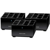 넷기어 Netgear Nighthawk 메시 Wi-Fi 6 시스템 MK6W 최대 4 500 평방 피트. 듀얼 밴드 이지 호환 인터넷 속도 100Mbps 이상 600122