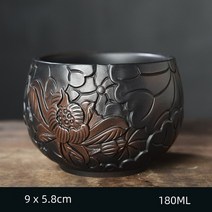 은주전자 보라색 도자기 주전자 차 컵 다도 액세서리 쿵푸 세트 순수 퓨어, 13 Tea Cup 02