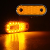 24V 30LED 2WAY LED 사이드램프 미등 깜빡이 후진등, 옐로우