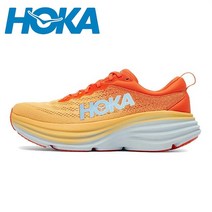 전전동샵 달리기 HOKA Bondi 8 통기성 스포츠 신발 미끄럼 방지 쿠션 도로 여성 라이프스타일 야외 조깅