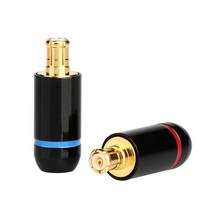 A2DC 플러그 커넥터 스피커 터미널 이어폰 핀 오디오 어댑터 ATH-CKS1100 LS400 E40 E50 E70 와이어, 01 Black_03 10 Pairs