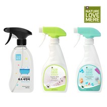 네이쳐러브메레 아기 욕조세정제 용기형 400ml+얼룩제거제 용기형 400ml+장난감세정제 용기형 400ml, 단품