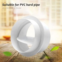 환풍 통풍 환기 duct connector 댐퍼 환기 체크 밸브 draugh back shutter for inline ducting Kitchen 환기 그릴 드래프트 차단기, 직경 120mm