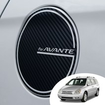 어른킹 그랜드 카니발 주유구 포인트 오일캡 레터링 로고 데칼 스티커 자동차 몰딩 랩핑 시트지, 그랜드카니발-유광블랙(주유구)