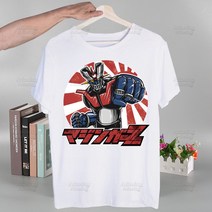 마징가제트 티셔츠 애니메이션 로봇 코지 카부토 일본 만화 캐주얼 반팔 남녀공용