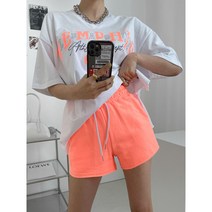 리미닛 네온 트레이닝 반팔 반바지 세트 (3color)