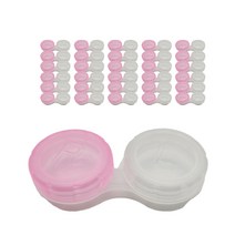 아이팜즈 핑크 소프트렌즈통 소프트렌즈 케이스, 50개