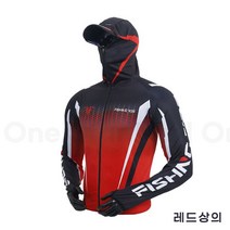 원스타몰 낚시복세트 상의 바지 모자 장갑 남여공용 등산복 티셔츠, 4XL, 레드상의