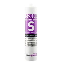누리 바이오 실리콘 S2000 [반투명/백색] [욕조용/주방용] 곰팡이방지 실리콘, 백색, 백색