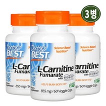 닥터스베스트 L-카르니틴 푸마르산 855 mg, 60개입, 3개