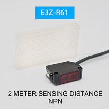 포토 센서 광화이버 스위치 Cloweit 10cm 2m 5m 감지 확산 반사 빔 광전 근접 E3Z D61 D81 D62 D82 T61 T81, 01 Ecom. No Accessory, 05 E3Z-R61 NPN