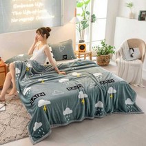 [바보사랑] 4 season fabric 담요 더블사이즈 150 x200cm, 상세 설명 참조