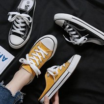 여성 스니커즈 뮬캔버스화 캠버스단화 편한신발