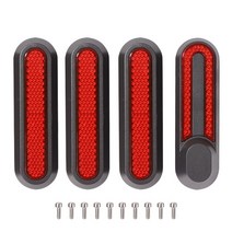 2/4x 휠 커버 허브 캡 보호 쉘 Xiaomi Mi 전기 스쿠터 Pro 2 M365 액세서리 용 반사 스티커, [2] 미국, [02] B