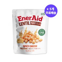 프로엠 에너에이드 렌틸 매운치즈 스낵 38g x 5봉 / 렌틸콩 단백질 치즈과자 건강과자 다이어트 간식, 단품