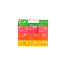 모모 500 4B 네온지우개/지우개/학용품/신학기/준비물, 1갑(36개)