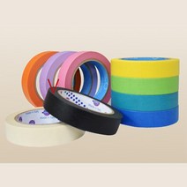 건축용 작업용 마스킹테이프 블랙 48mm 내열도우수, 1개