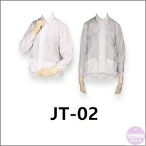 제전복 반도체방진복 무진복 피스복 QPRO Y카라 상의 안전용품, 화이트_XL