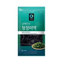 청정원 엄마손맛 맞벌이 우리가족 남해안산 청정 미역 150g(60인분) 국민국 아기국 산모 자취 집밥 간편식 오이냉국 무침 생일 산모 출산 미소장국, 7개