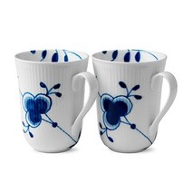 (일본직구) 로얄코펜하겐 블루 플루티드 메가 머그 330ml 2개입