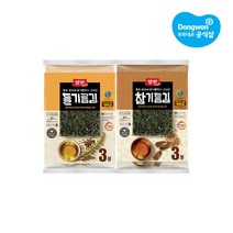 [동원] 양반김 전(5매) 3봉x10개 (총30봉) 들기름김/참기름김/올리브김 중 택1, 참기름김전장 3봉(5매)x5개(총15