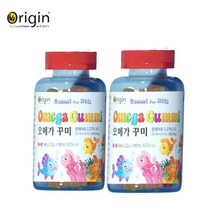어린이 오메가 꾸미 젤리 청소년 키즈 아동 오메가3 영양제 90개 2통