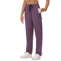 Cakulo 여성 골프 루즈 핏 팬츠 아미 그린 3XL 4416317106, 3X-Large, 27-deep Purple