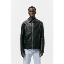 ZARA 자라 에코 레더 봄버 가죽자켓