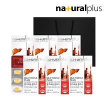 내츄럴플러스 간건강 밀크씨슬 플러스 30정 6박스 / 쇼핑백(2호), 기타