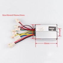 36V 48V 1000W 30A DC 브러시 모터 컨트롤러 전기 자전거 용 속도 부품, 03 48V1000W