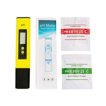 분석 측정 공구 PH 측정기 001 0-14 범위 TDS 수질 검사기가있는 고정밀 시험기 EC LCD Water, Yellow PH Meter