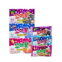 꼬미볼 40g 소다맛 포도맛 복숭아맛, 120개