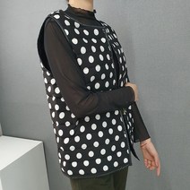 할머니 누빔 조끼 양면 패딩 기모 경량 김장 시골 방한 꽃무늬 깔깔이 노인정 요양원