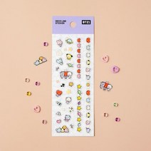 BT21미니니 데코라인스티커 굿즈 제작 팬시, 단품