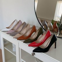 9cm 스틸레토 뾰족 하객룩 구두 원피스구두 예쁜 편한