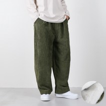벤티브 남성 후끈후끈 융기모 코듀로이 벌룬 와이드 팬츠