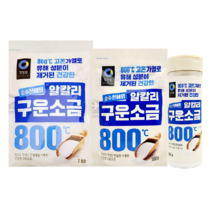 조은마켓 신안섬보배!! 천일염 구운소금!! 청정원 신안 명품 소금 조미료 요리 조리, 1kg, 4개