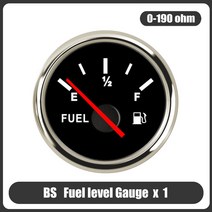 자동차 전방 감지 센서 52MM 연료 레벨 게이지 0 190 Ohm 가있는 오일 탱크 표시기 200MM 300MM 350MM 보트 RV 캠핑카 9 12V 597EA 3, 02 BS