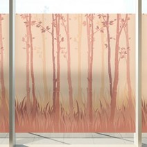 [KT알파쇼핑]고급칼라안개시트_자작나무 숲의 가을_90x120cm, 일체형
