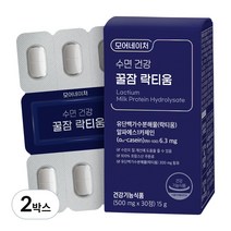모어네이처 수면 건강 꿀잠 락티움, 30정, 2box