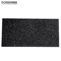 탄성고무매트 20T 1m x 50cm 충격흡수 소음방지 헬스장 바닥재 홈짐 기구매트