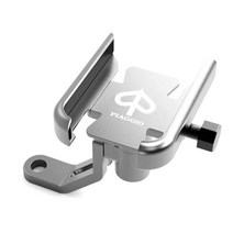 베스파 GTS125 LX125 피아지오 슈퍼 CNC 휴대 전화 브래킷 GPS 스탠드 홀더 GTS300 LX150 125 150 ie Sprint 50 Primavera 300 LX, Mirror Silver