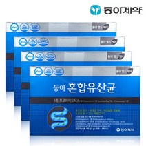 동아제약 6종 프로바이오틱스 혼합유산균+판비타민10정, 4box+판비타민10정