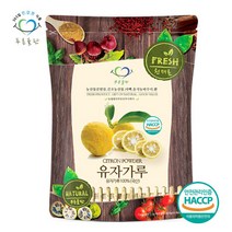 푸른들판 국내산 유자 분말 가루 100프로 haccp 인증 500g, 1개, 단품없음