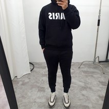 남성 면 기본 밴딩 기모 조거 팬츠