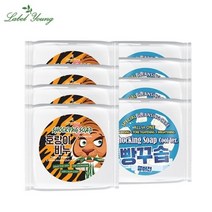 라벨영 호랑이비누4개+ 빵꾸솝쿨버전4개, set/.