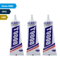 다용도접착제 강력 순간 유리 금속 강마루 접착제 Bulaien-T9000 110ML 투명 접촉 전화기 수리 정밀 팁 포함 아크릴 친화적 12 개, 1.BLE T9000 110ML 12PC
