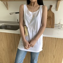 수니베 여성용 베이직 빅사이즈 롱나시