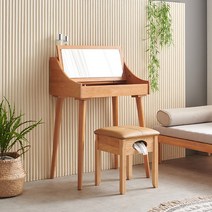 [솔향기를머금은가구] [솔향기를 머금은 가구] 진저 원목 화장대(스툴세트)/화장대/원목화장, 상세 설명 참조